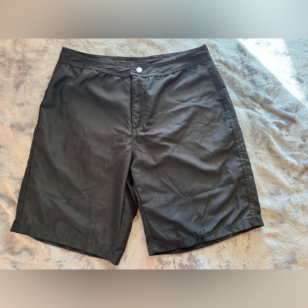 Catalina Large Black Polyester Shorts